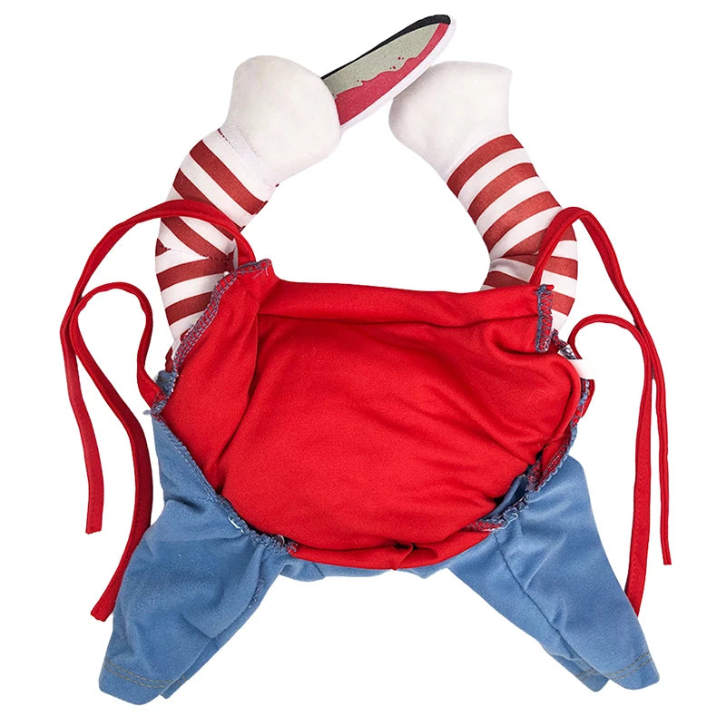 Funny Cat Halloween Cosplay Outfit – Warm Costume for Cats & Small Dogs