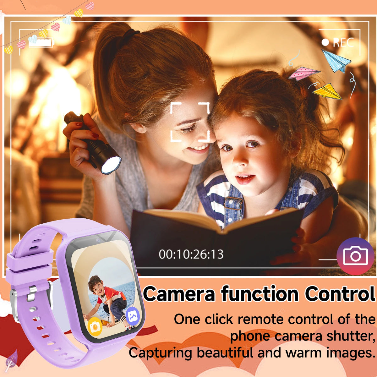 Kids Smart Watch with Camera, Games & Calculator
