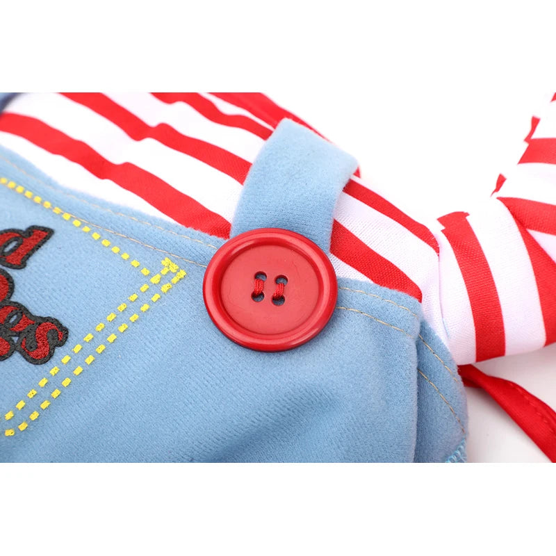 Funny Cat Halloween Cosplay Outfit – Warm Costume for Cats & Small Dogs