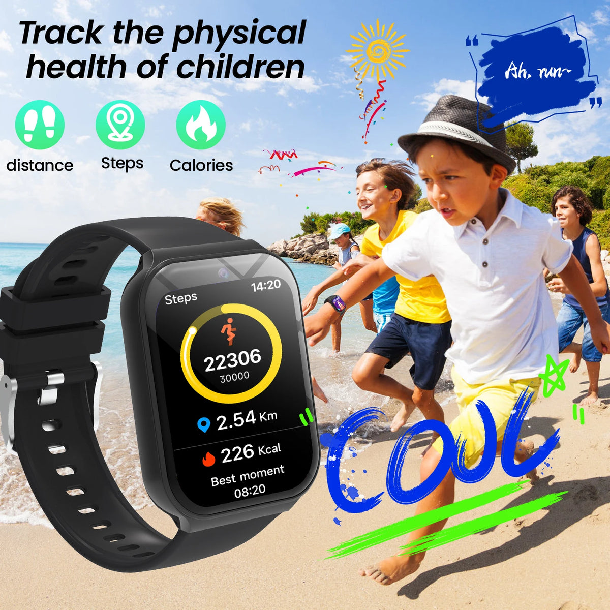 Kids Smart Watch with Camera, Games & Calculator