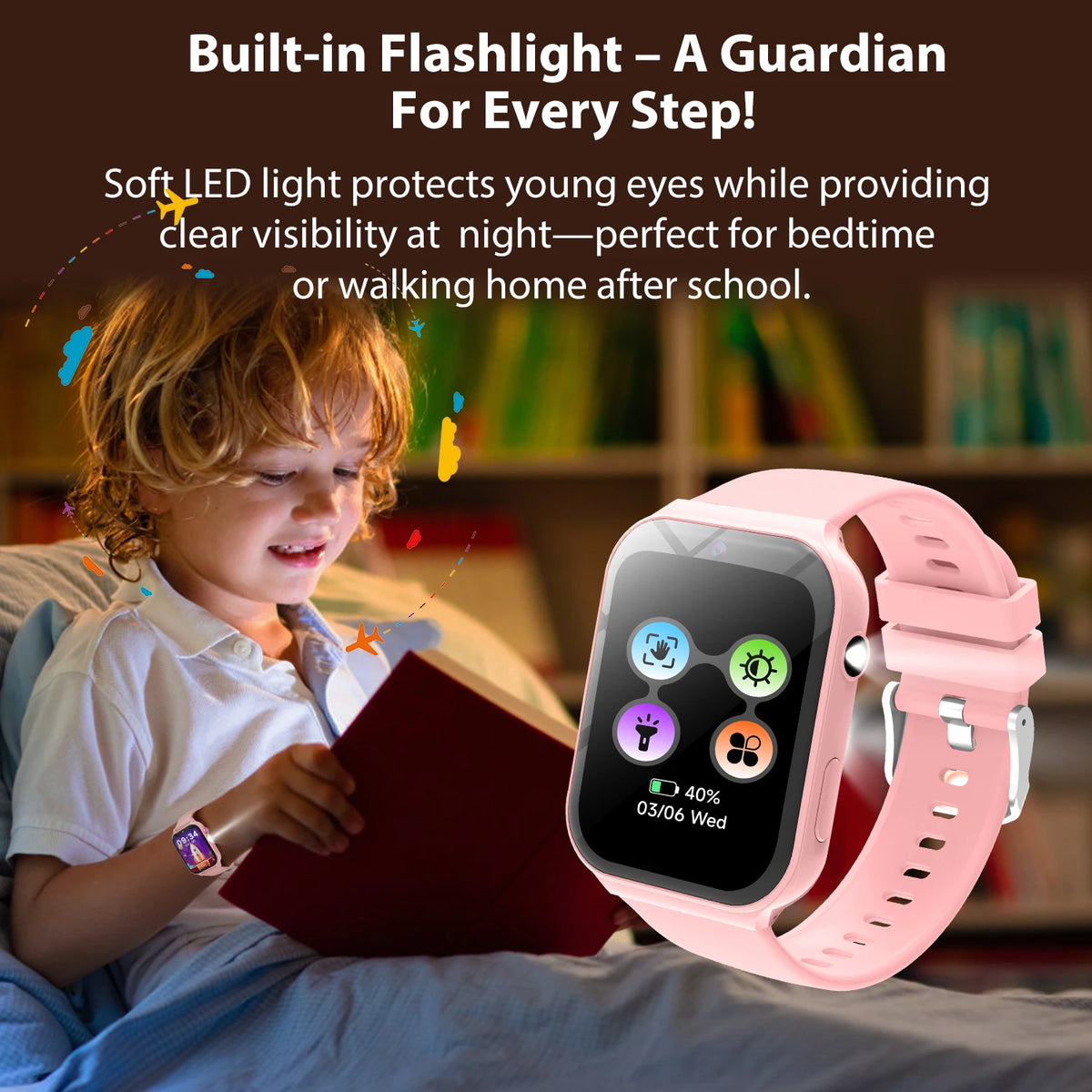 Kids Smart Watch with Camera, Games & Calculator