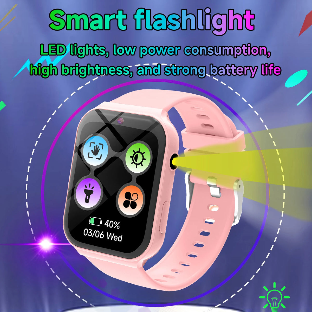 Kids Smart Watch with Camera, Games & Calculator