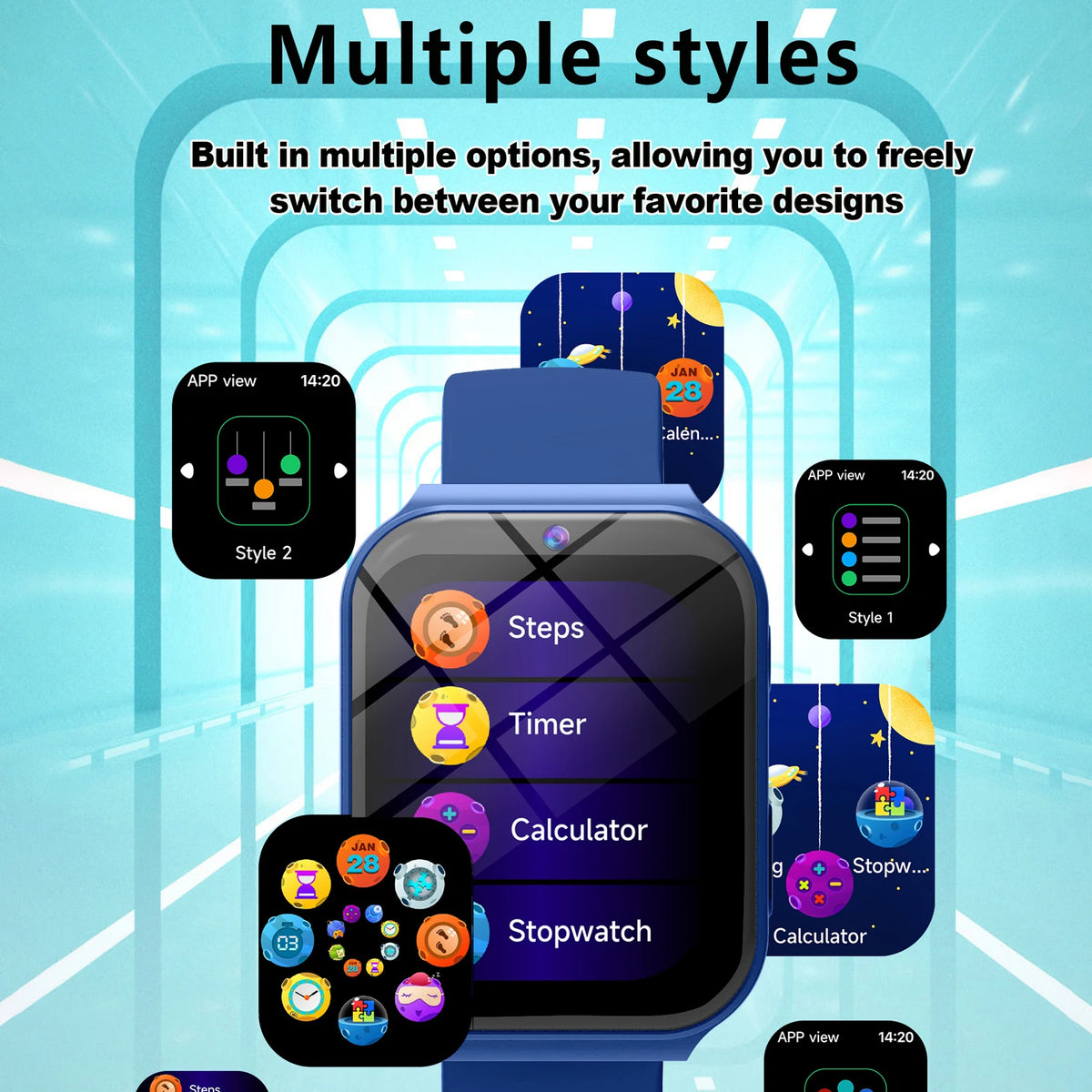 Kids Smart Watch with Camera, Games & Calculator