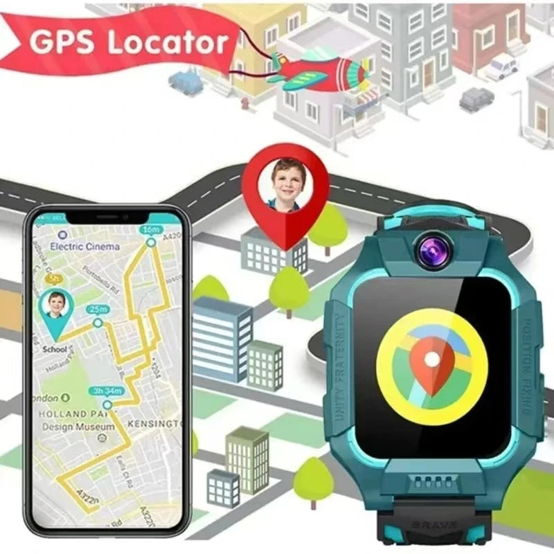 Xiaomi Kids 4G Smartwatch – GPS, SOS, Camera & Calls | Waterproof & Fun Gift!