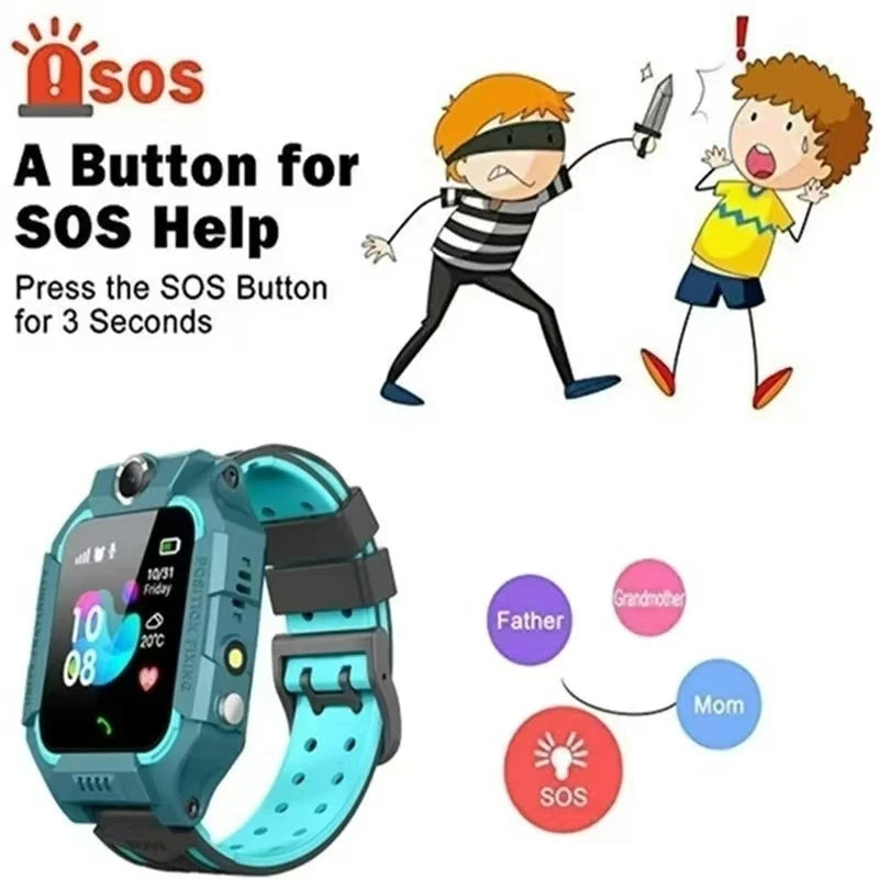 Xiaomi Kids 4G Smartwatch – GPS, SOS, Camera & Calls | Waterproof & Fun Gift!