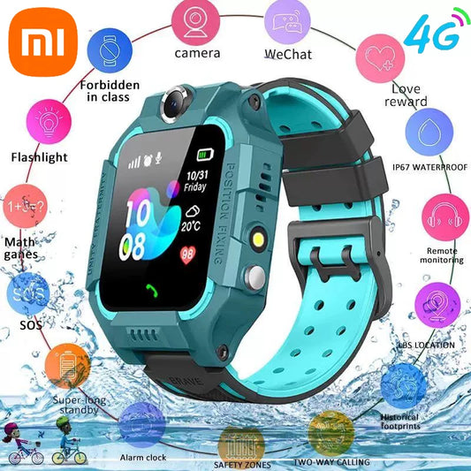 Xiaomi Kids 4G Smartwatch – GPS, SOS, Camera & Calls | Waterproof & Fun Gift!