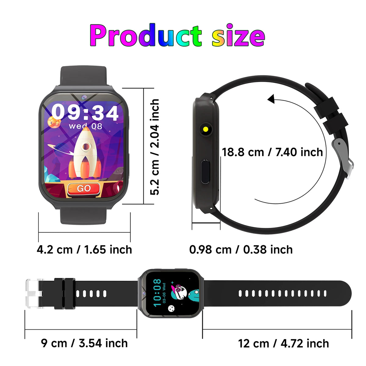 Kids Smart Watch with Camera, Games & Calculator